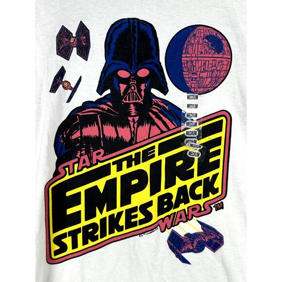 Star Wars The Empire Strikes Back Delta Pro White Medium NEW NWOT Darth Vader - Picture 2 of 5